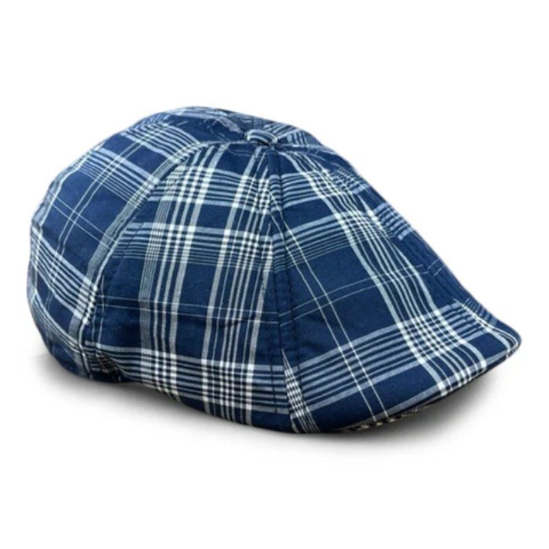 The Blue House Peaky - Plaid scally cap