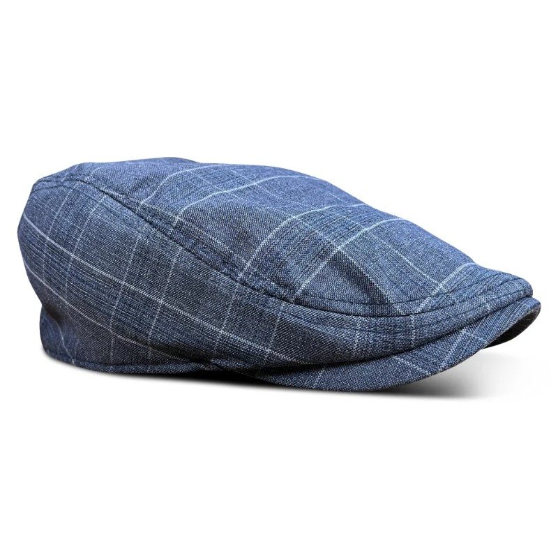 The Birdie - Slate Plaid scally cap