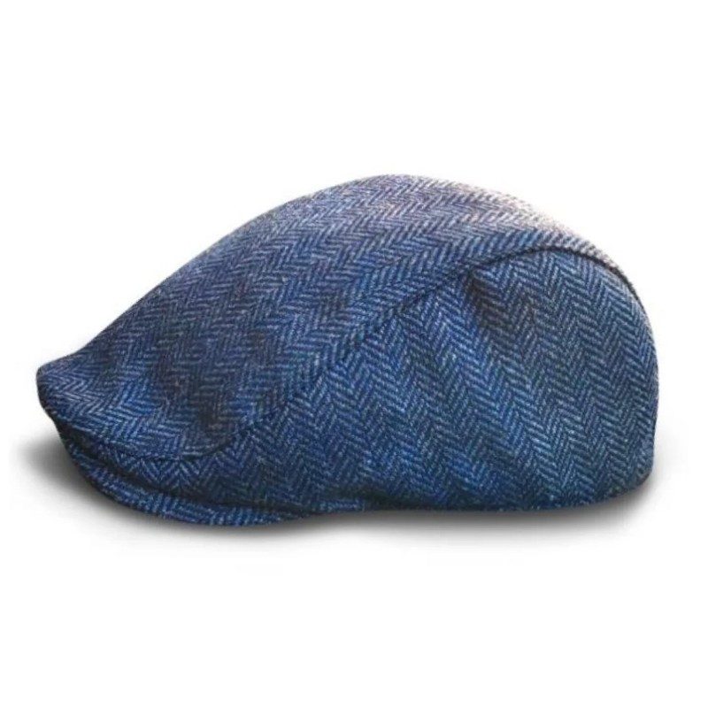 The G.O.A.T. Collectors Edition - Patriot Blue Herringbone scally cap