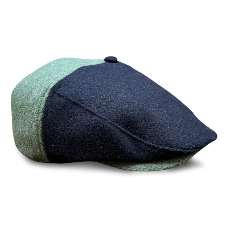 The Limerick - Dorchester Green & Black scally cap