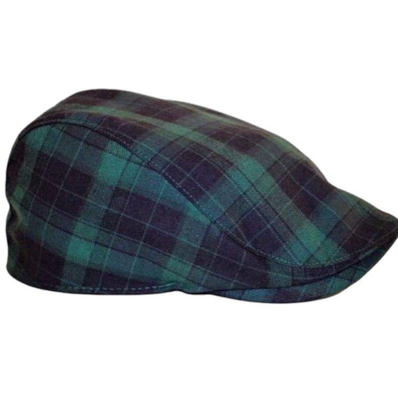 The Contender Black Watch - CLover & Navy O.G. scally cap
