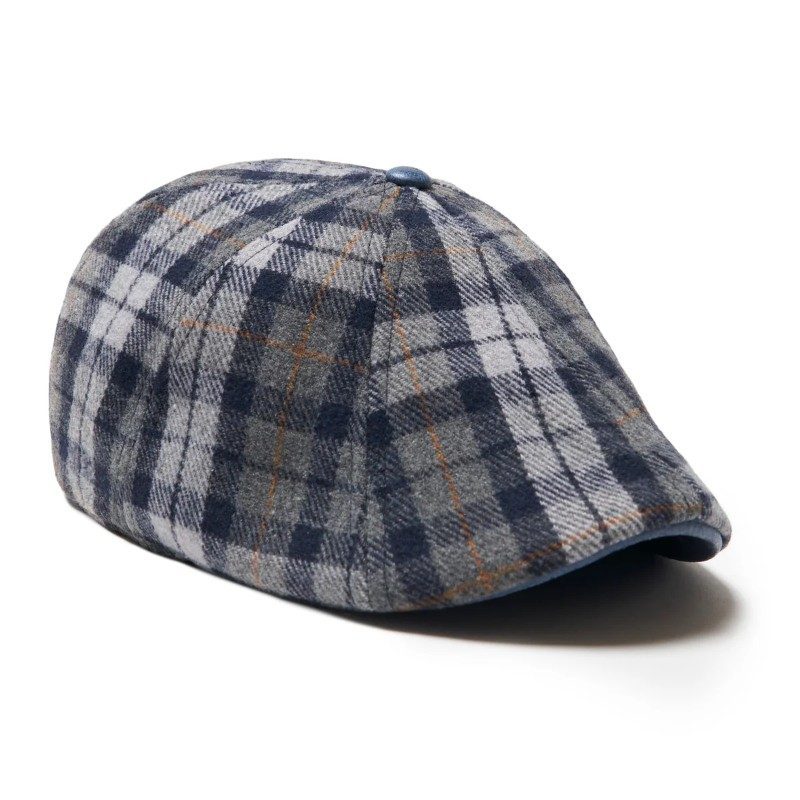 The Dustin “The Diamond” Poirier - Blue & Grey Plaid scally cap