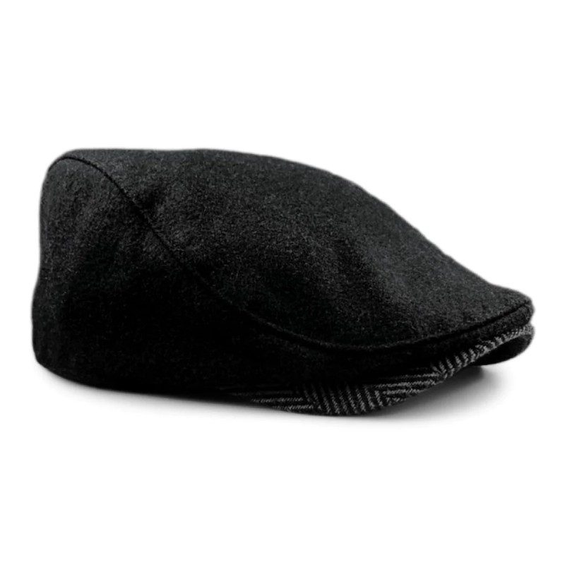 The Sidestreet - Black scally cap