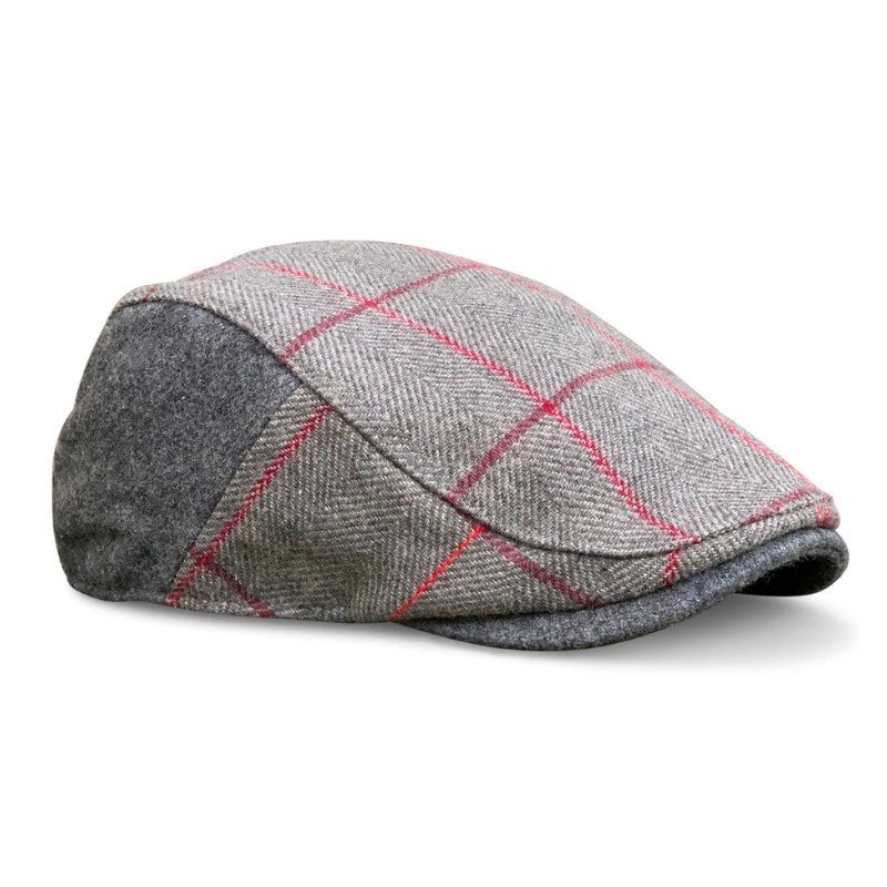The Whiskey - Cherry Oak Plaid scally cap