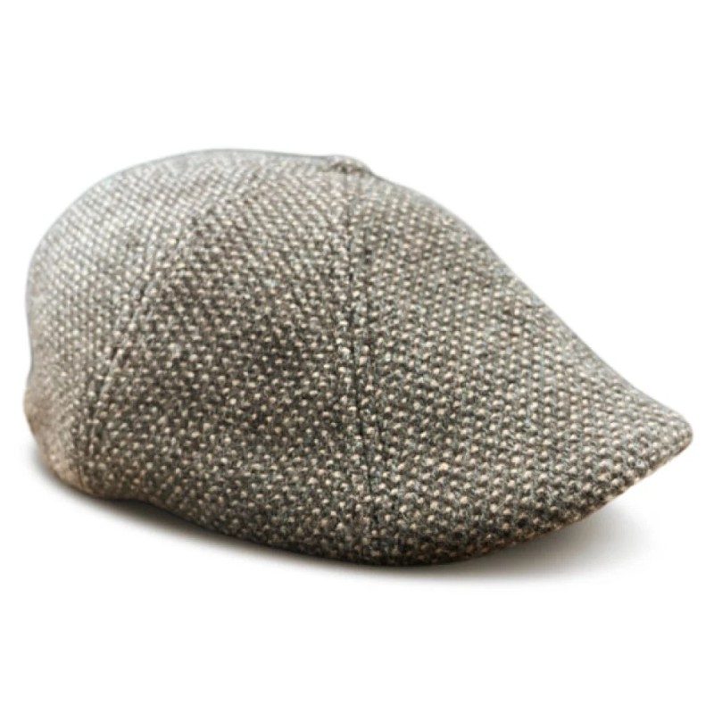 The Newsboy - Grey/Brown scally cap