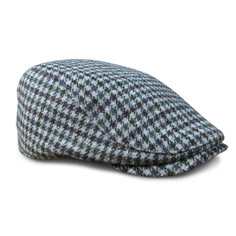 The Hound - Grey Houndstooth scally cap