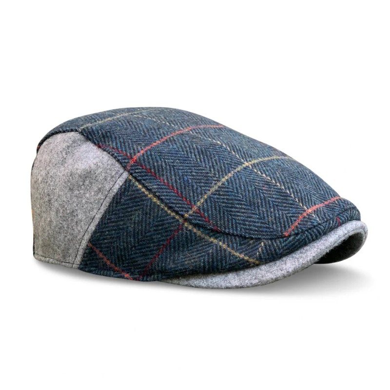 The Whiskey - Royal Wheat Plaid scally cap