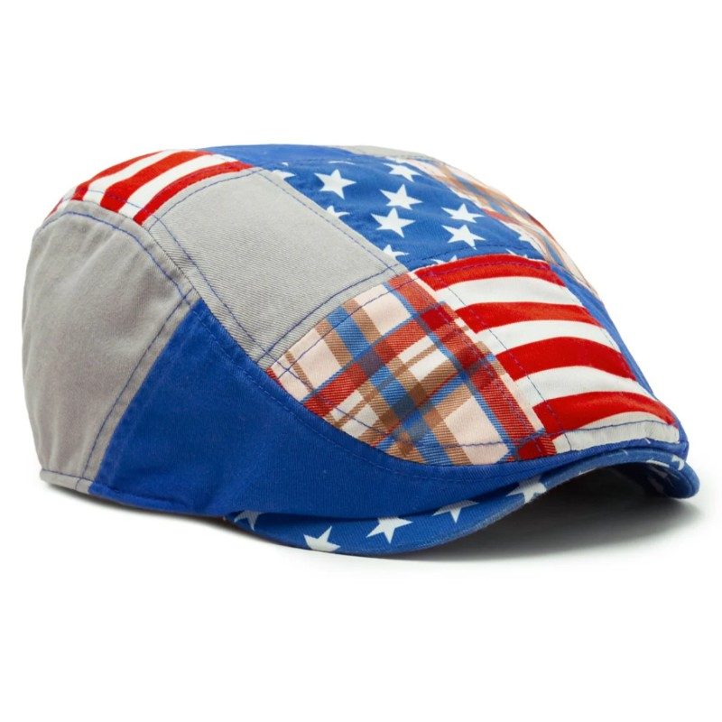 The United - Multicolor Patchwork scally cap