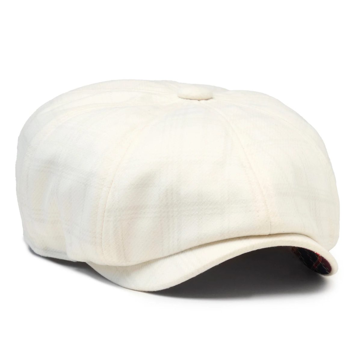 Caddyshack - Ivory Plaid — Boston Scally Co. — scally cap