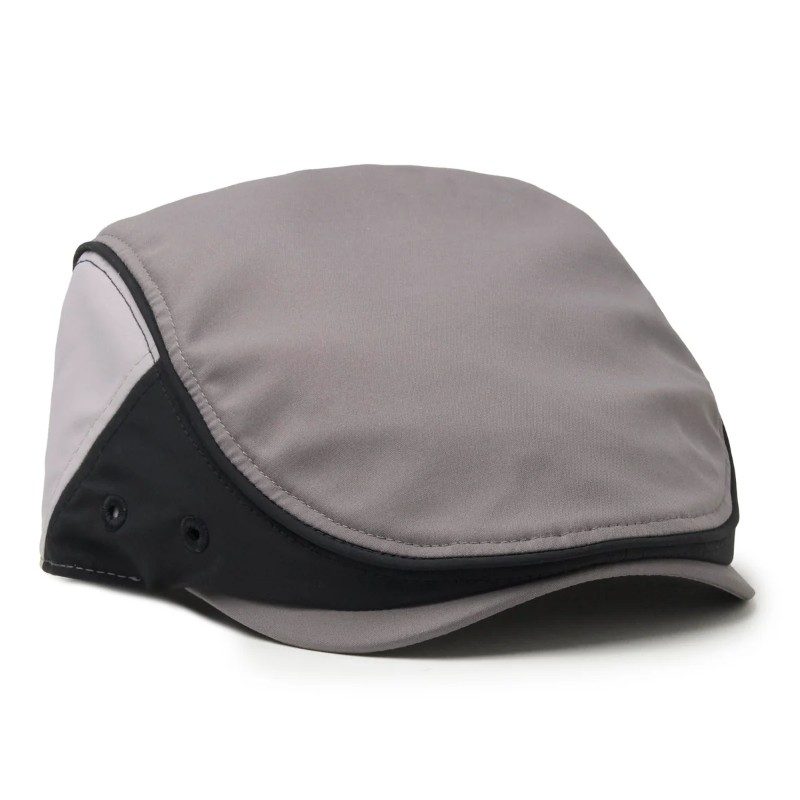 The Fairway - Grey with Black scally cap