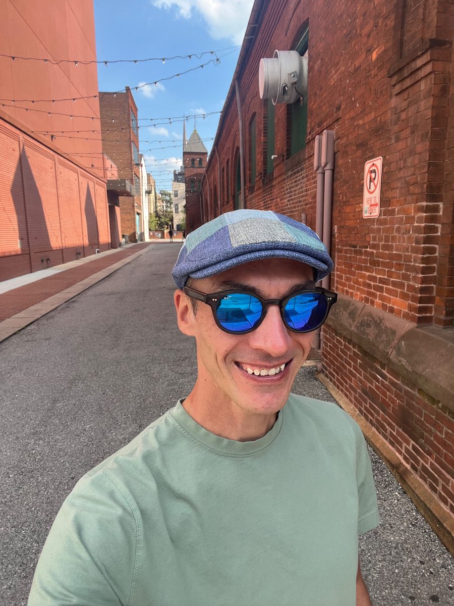 The Saltbox - Blue Patchwork — Boston Scally — scally cap