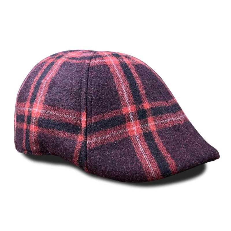 The Brawn - Red Plaid — Boston Scally — scally cap
