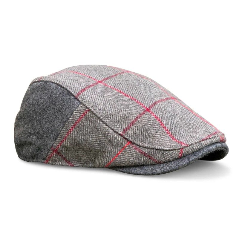 The Whiskey - Cherry Oak Plaid — Boston Scally — scally cap