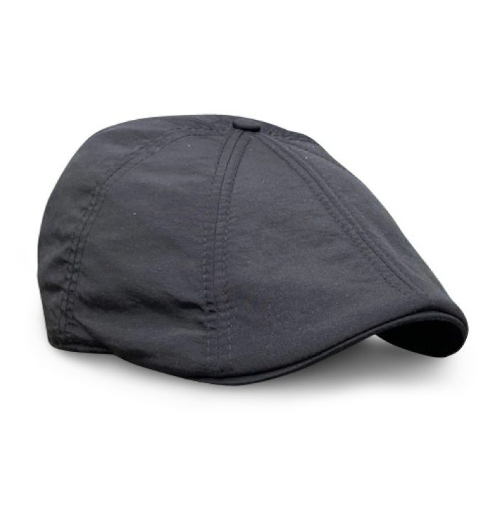 The Repel 8-Panel - Black scally cap